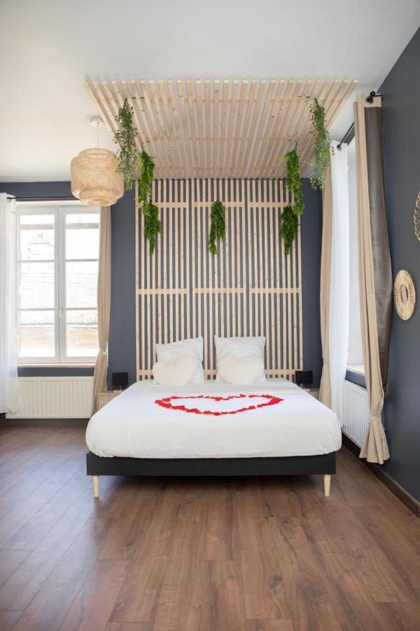 Evasion Tropicale - Studio Avec Spa, Cosy Et Renove Au Coeur De Soissons - 2 Pers Exteriör bild